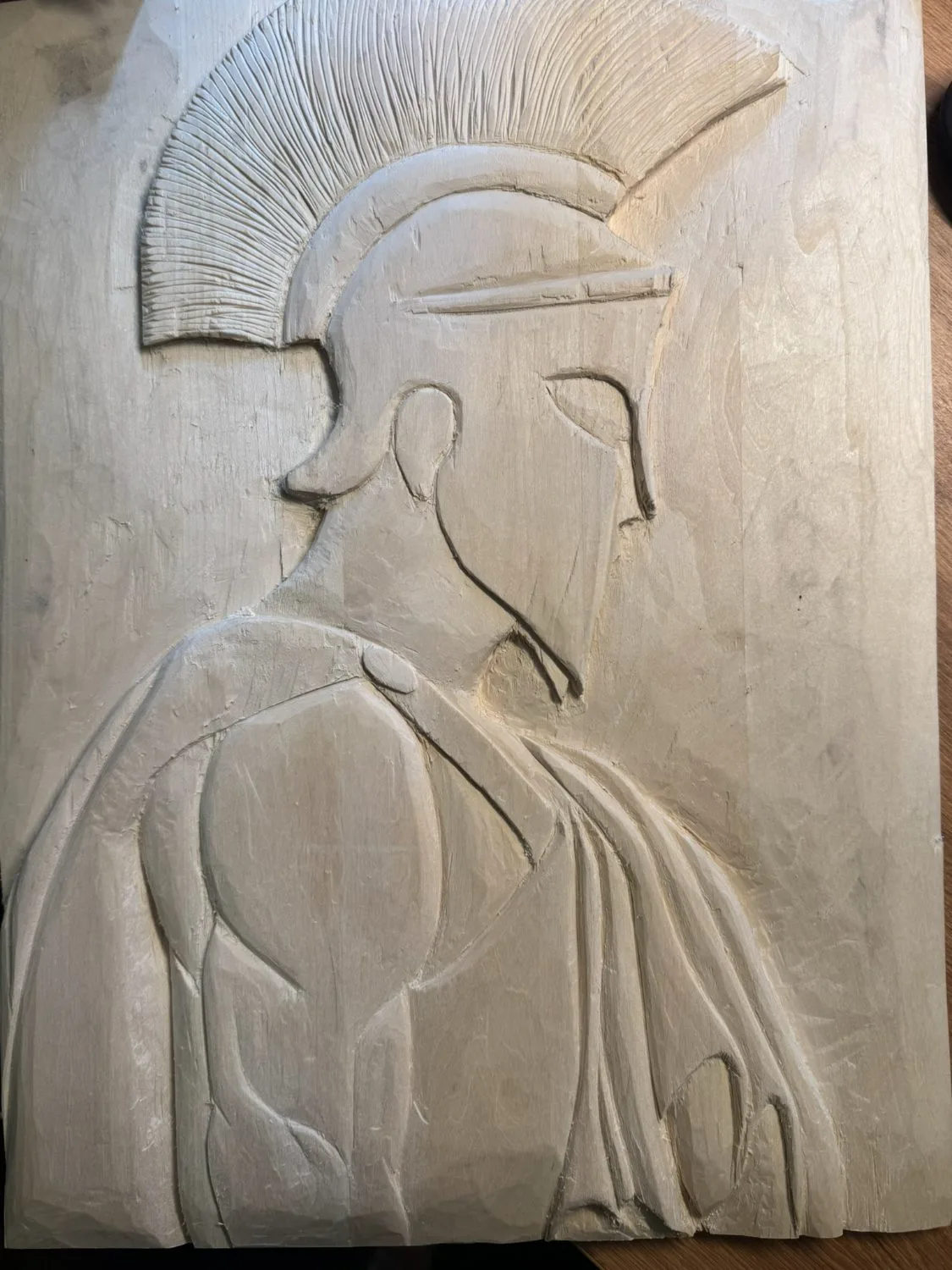 Phalanx relief carving